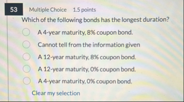 5 3 Multiple Choice 1 . 5 points Which of the