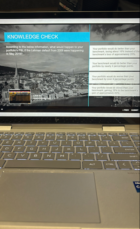 KNOWLEDGE CHECK According to the below