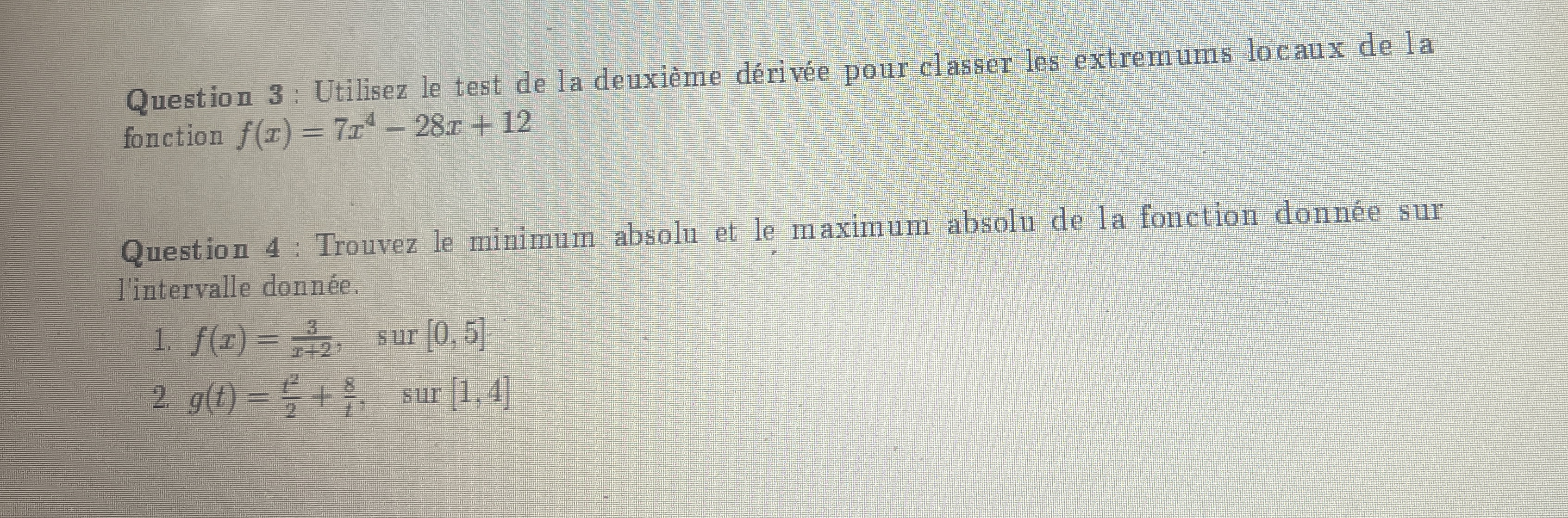 Can yoi do those two question for me so i can