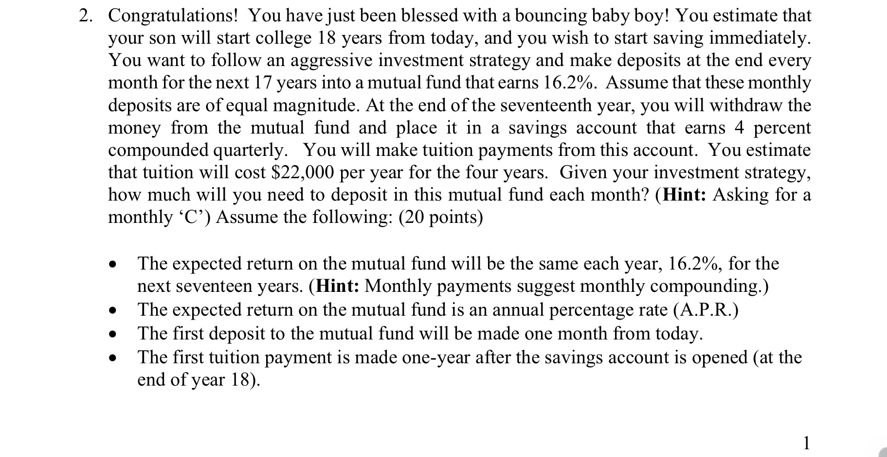 2. Congratulations! You have just been blessed