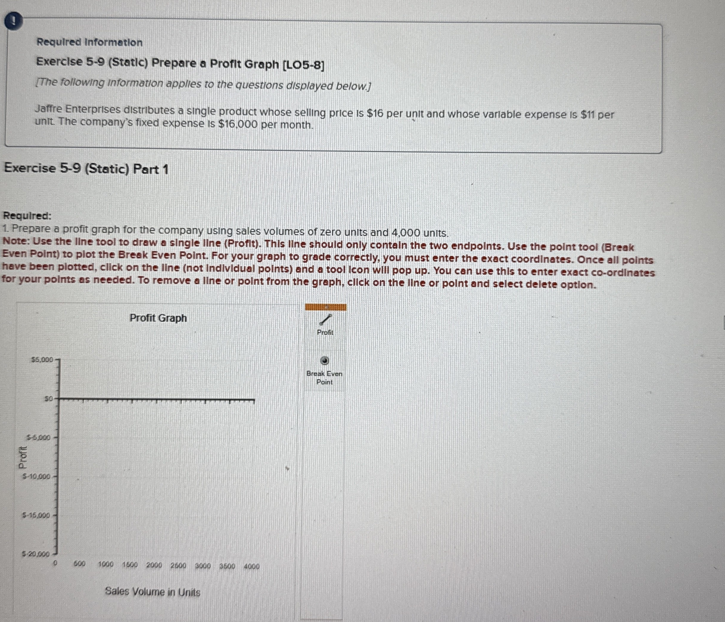 ! Required Information Exerclse 5 - 9 ( Static )
