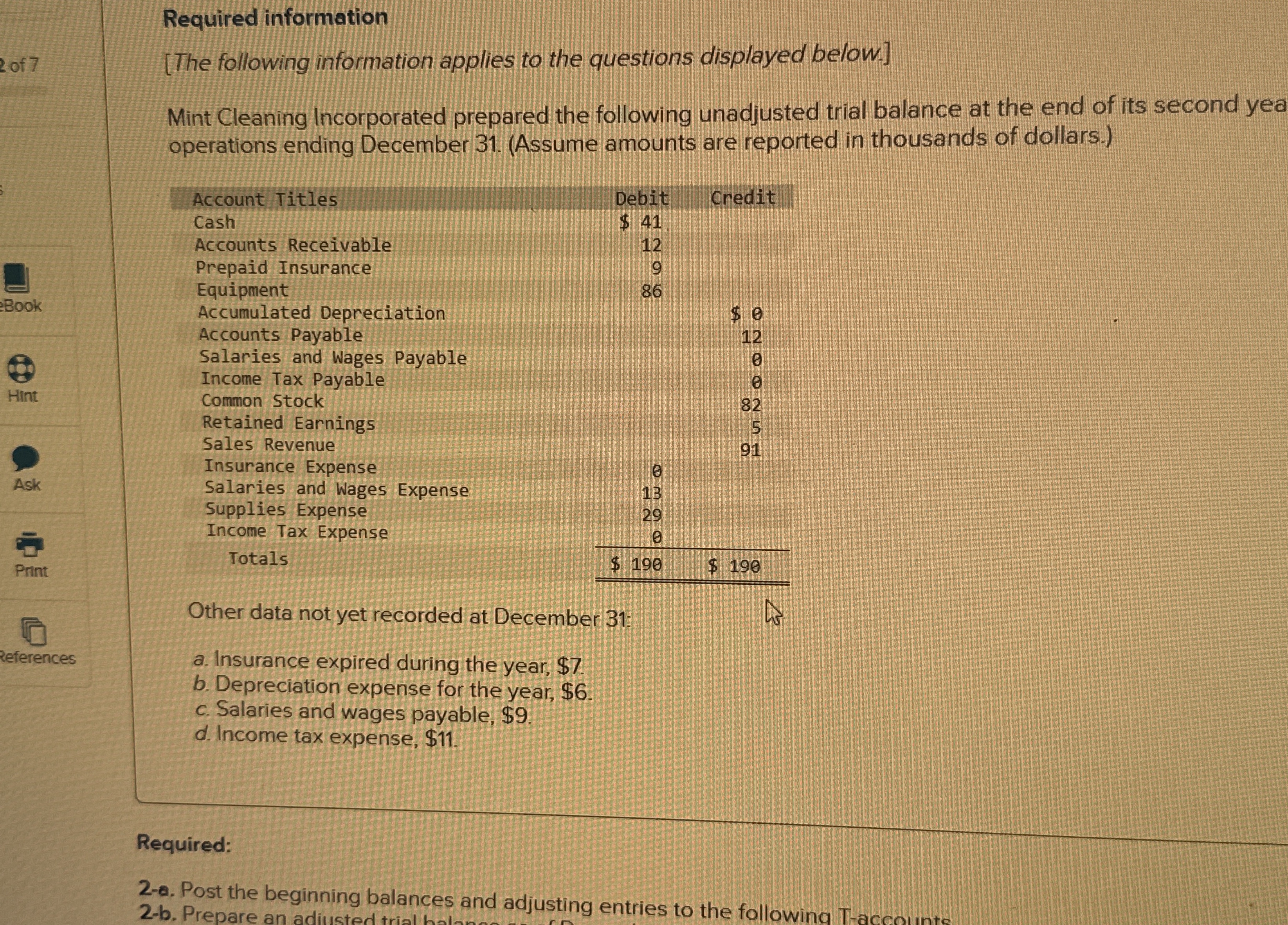 Mint Cleaning incorporation prepared the