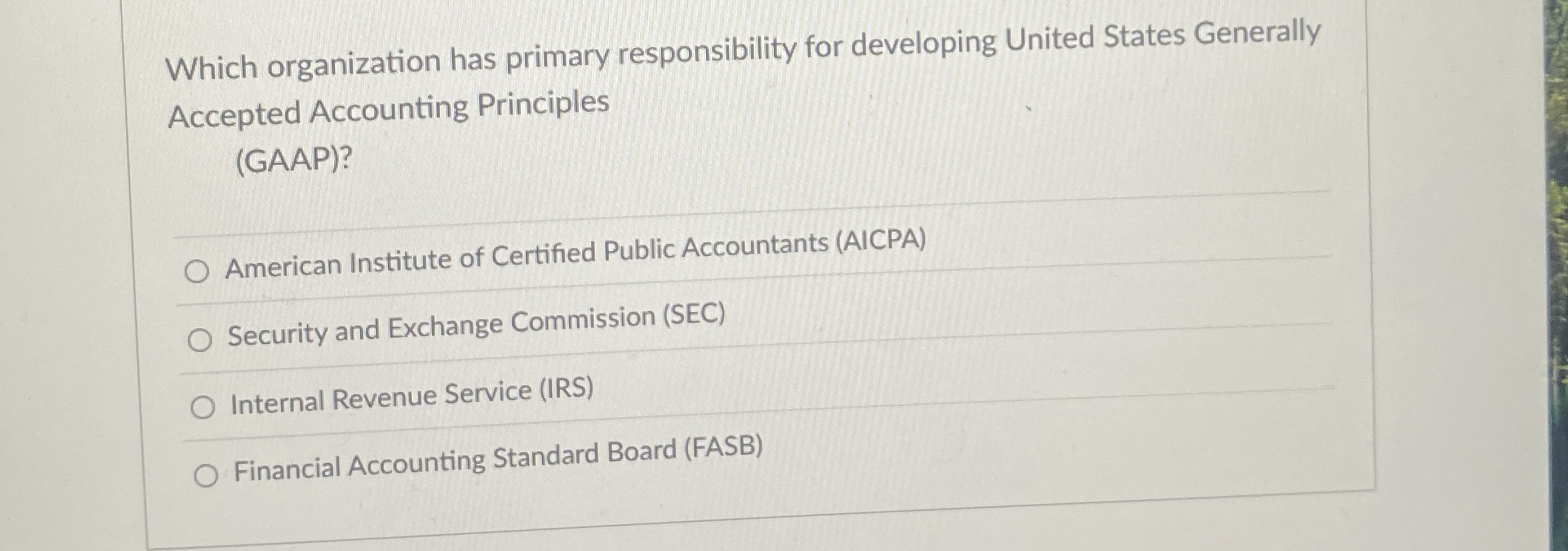 Which organization has primary responsibility for