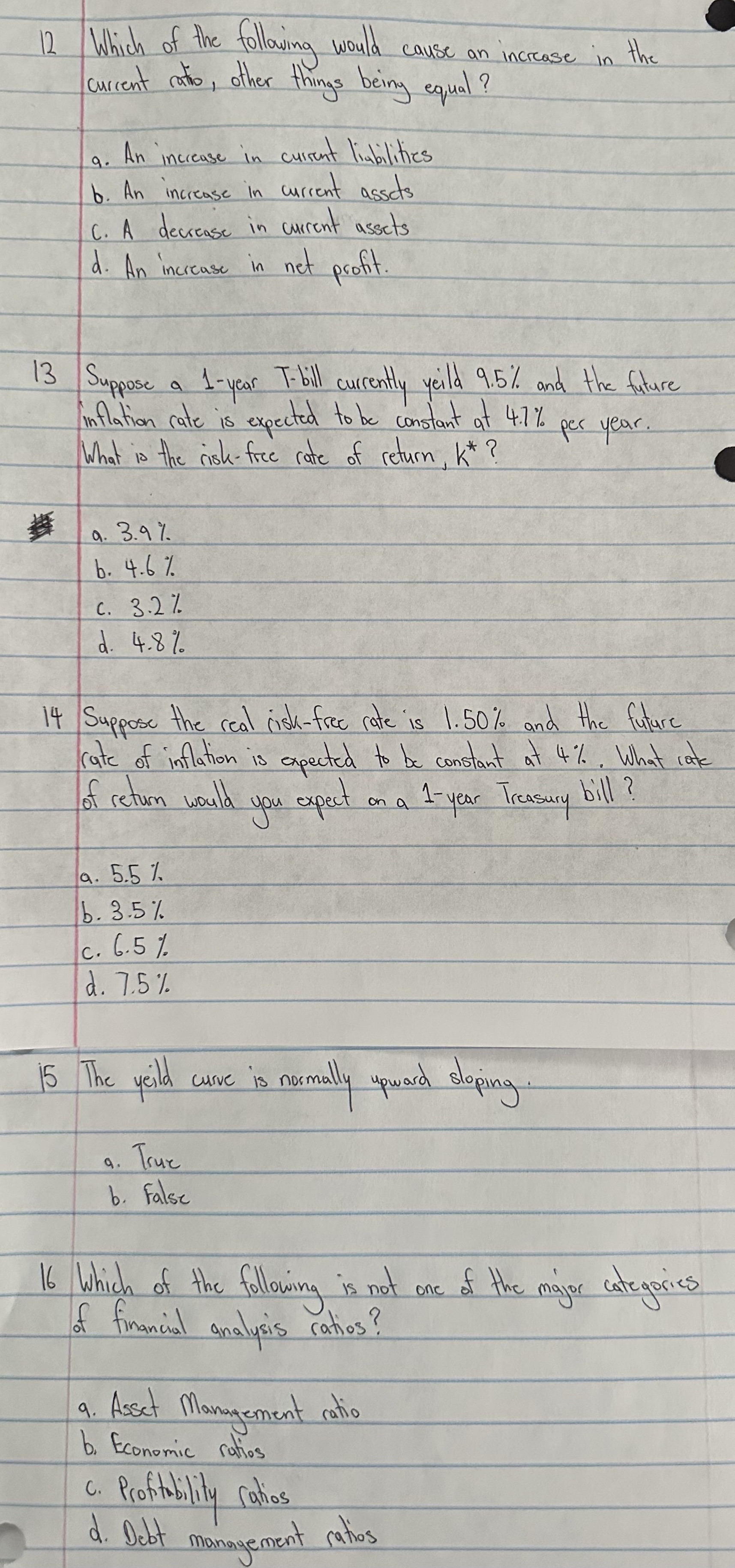 Please answer and give explanation for these