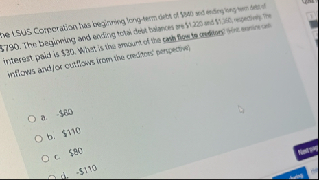 he LSUS Corporation has beginning long - term