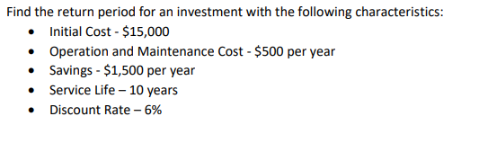 ENGINEERING ECONOMICS make a spreadsheet in