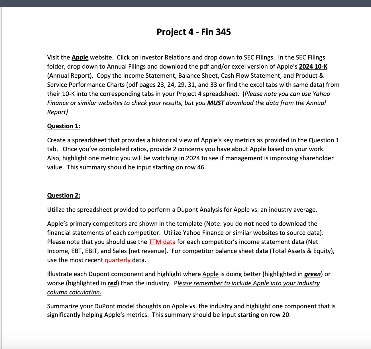 Gross Margin Products and Services gross margin
