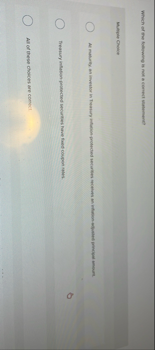 Which of the following is not a correct