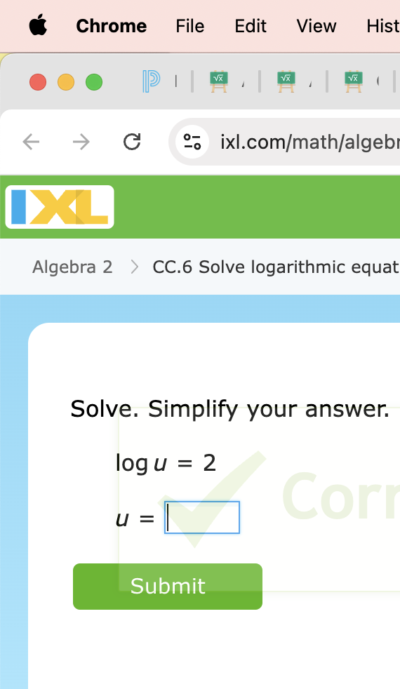 ans Chrome File Edit View Hist 19 1 1 Vx VX VX ->