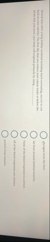 Several days after a long holiday weekend