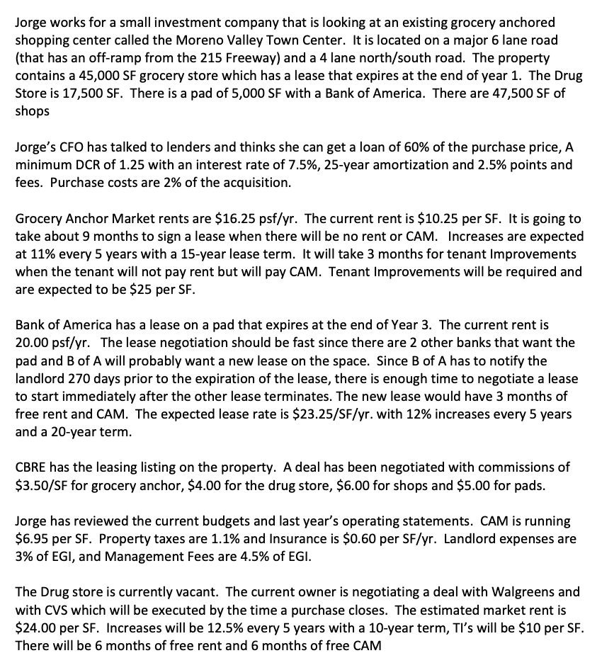 The shops are fully leased at rates ranging from