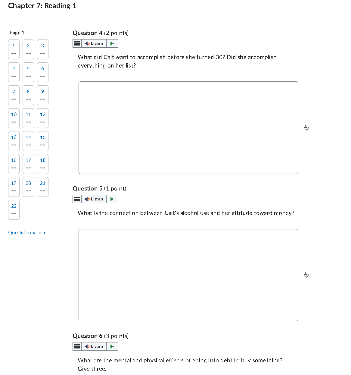 Chapter 7: Reading 1 Page 1: Reading 1 Questions: