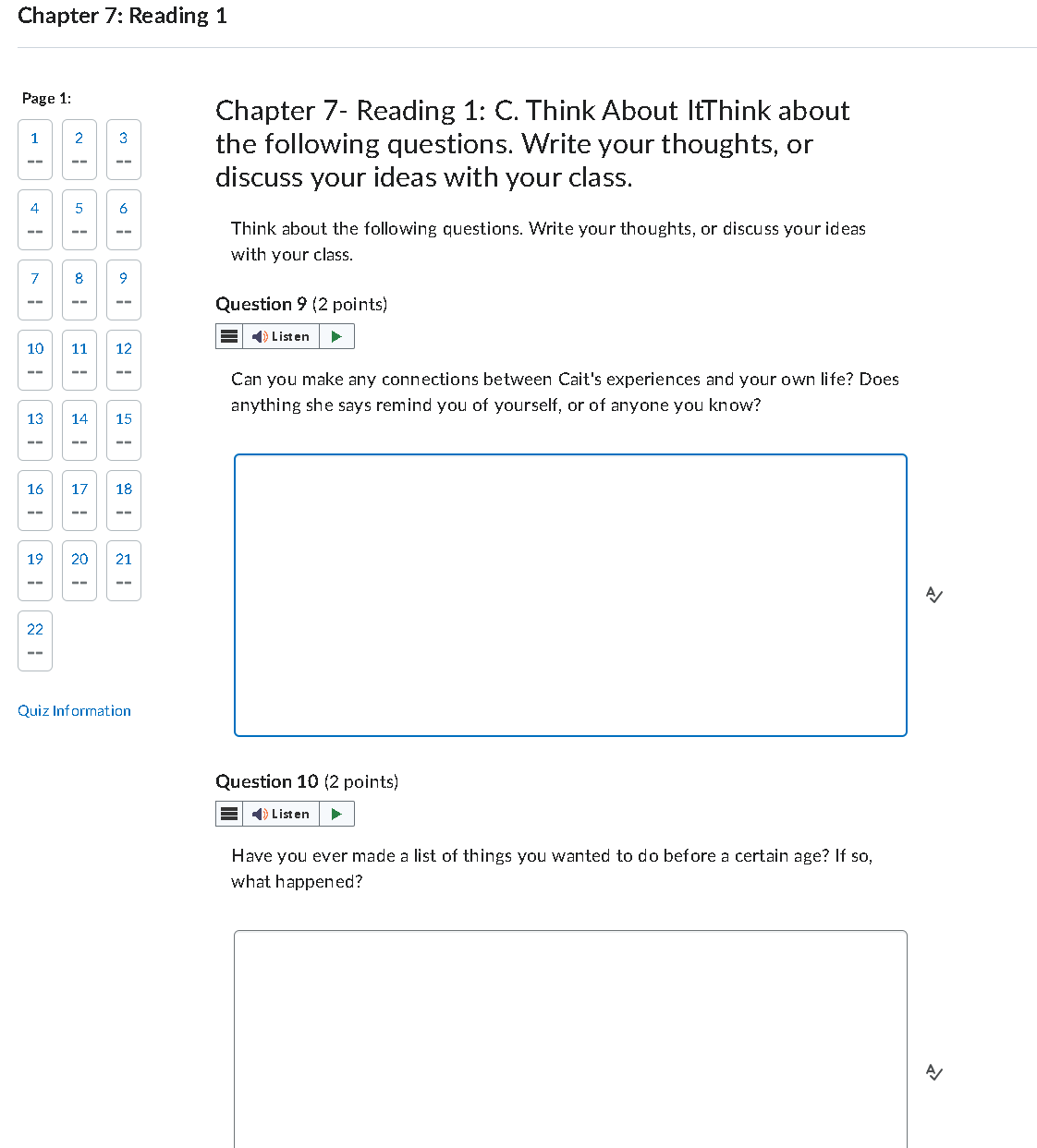 Chapter 7: Reading 1 Page 1: Reading 1 Questions: