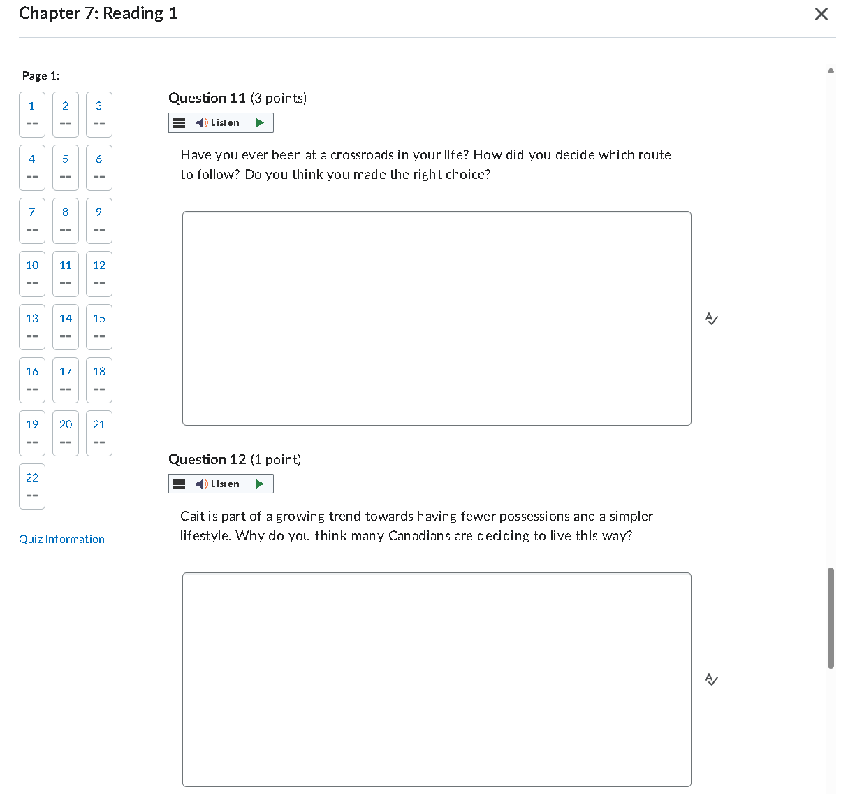 Chapter 7: Reading 1 Page 1: Reading 1 Questions:
