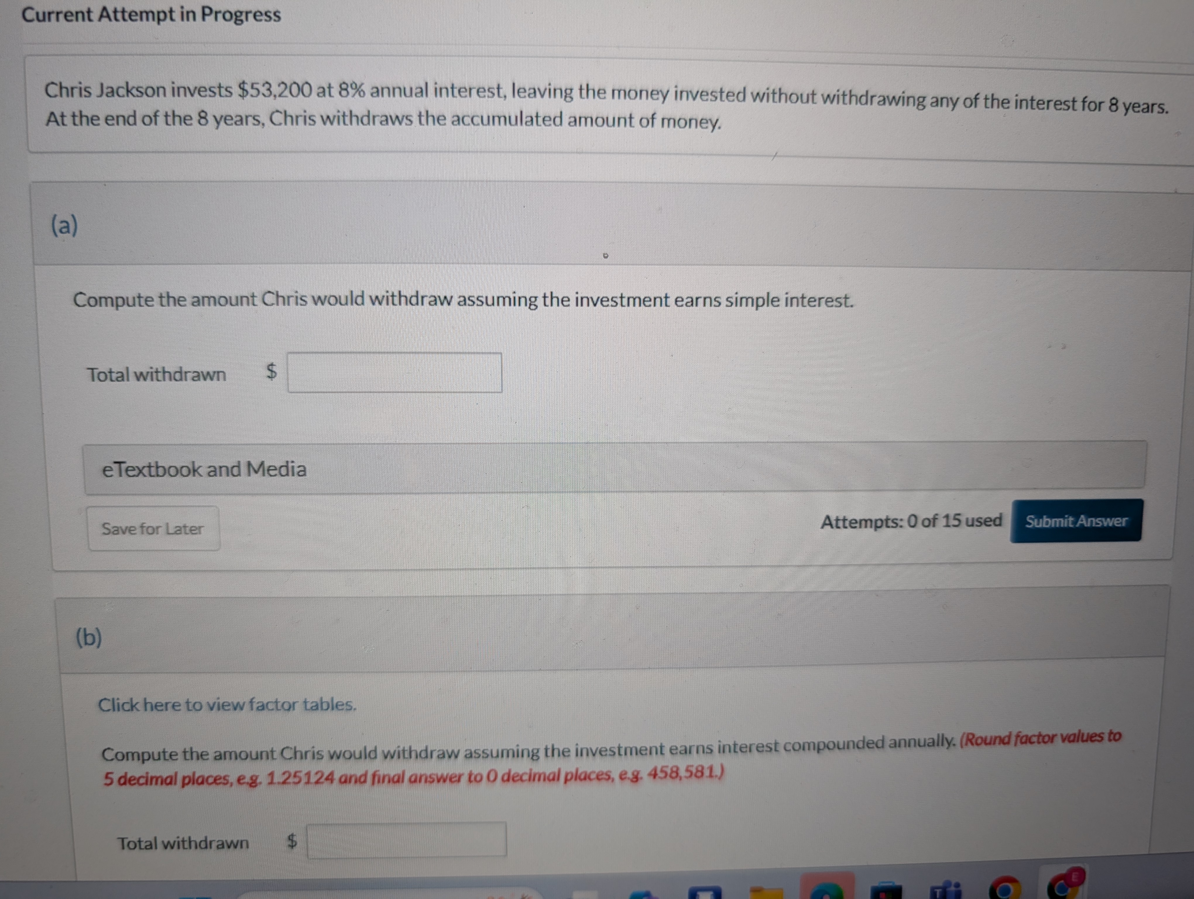 Current Attempt in Progress Chris Jackson invests