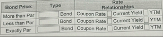 \ table [ [ Bond Price:,Type, \ table [ [ Rate ]