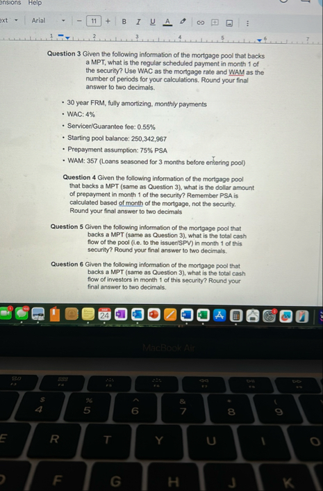 ansions Help Arial 1 1 B I 4 ? A 2 3 4 5 6