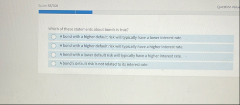 Score 5 5 / 3 0 0 Question Vilu Which of these