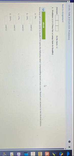 Ch 0 5 - TVM _ B ( From EOC Problems ) Back to