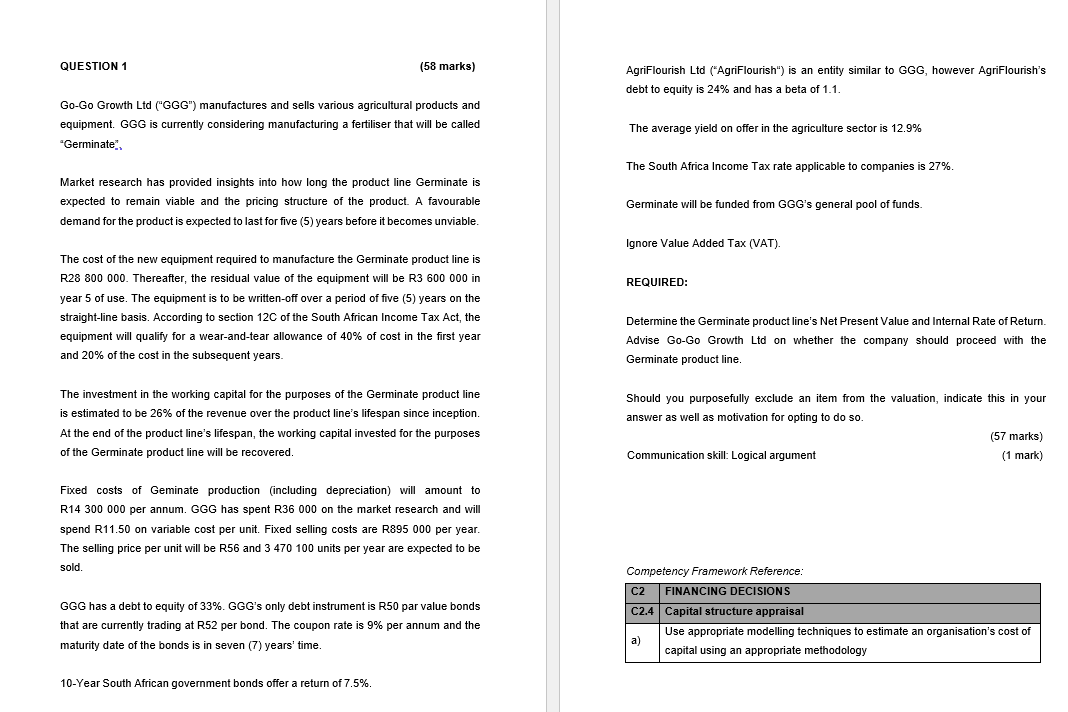 Go - Go Growth Ltd ( " GGG " ) manufactures and