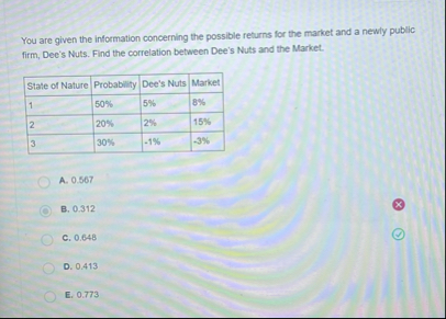 You are given the information concerning the