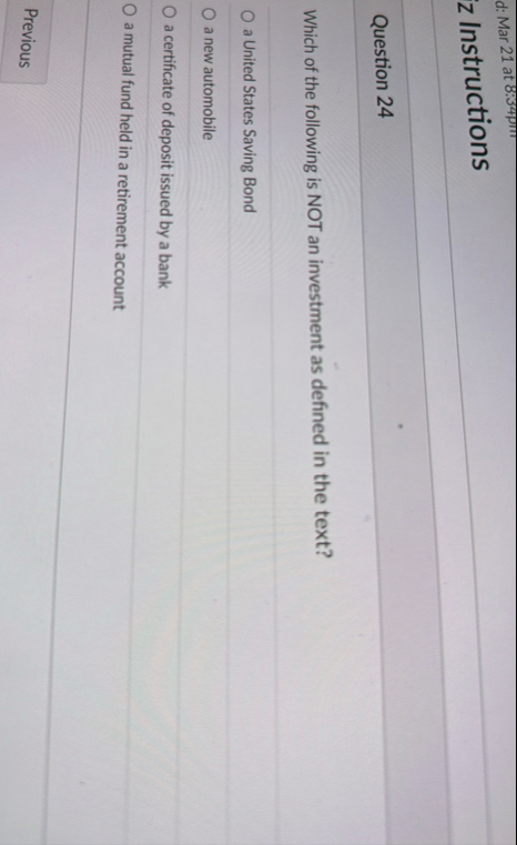 d: Mar 2 1 at 8 : 3 4 pitir z Instructions