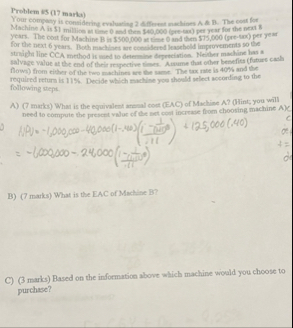 Problem is ( 1 7 marka ) years. The coet for