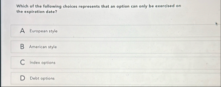 Which of the following choices represents that an