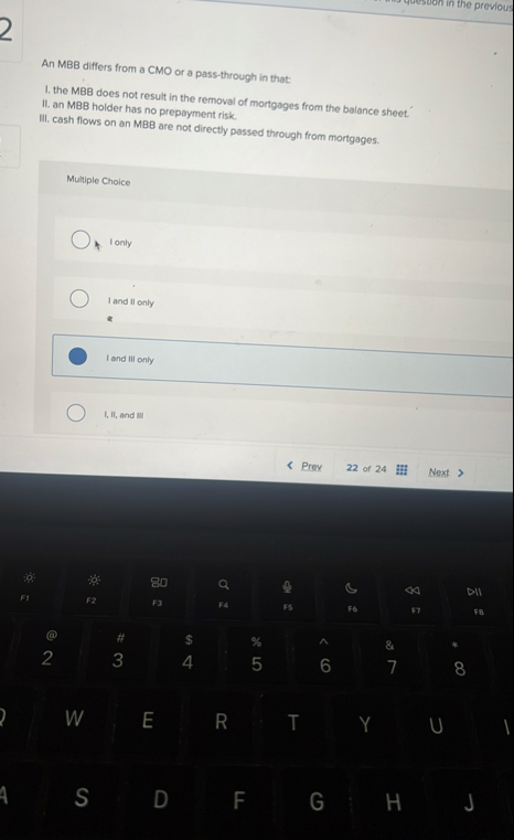 An MBB differs from a CMO or a pass - through in