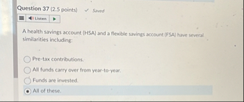 Question 3 7 ( 2 . 5 points ) Sived 1 A health