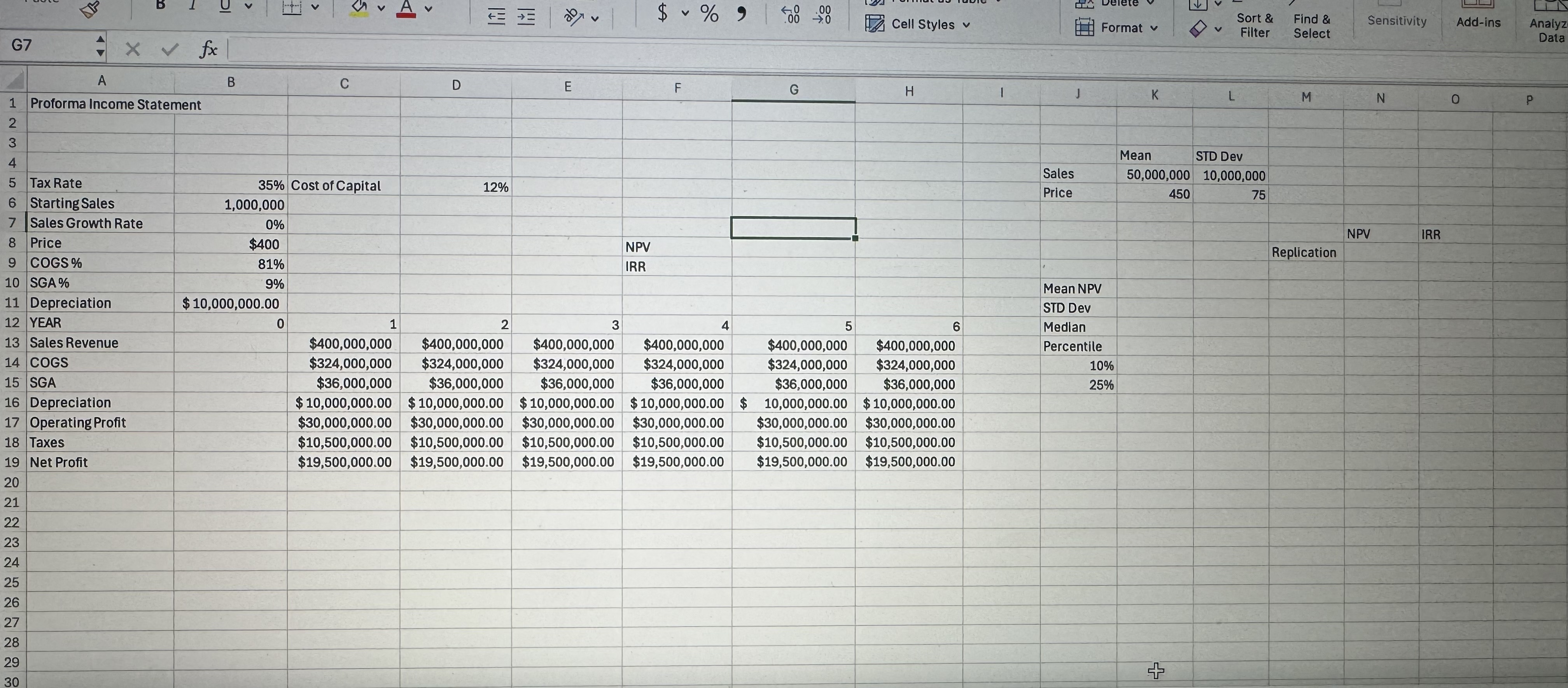 The excel is how it needs to be set up just with