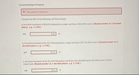 Current Attempt in Progress Compute the INk on