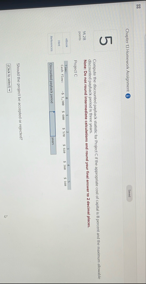 8 0 Chapter 1 3 Homework Assignment i Compute the