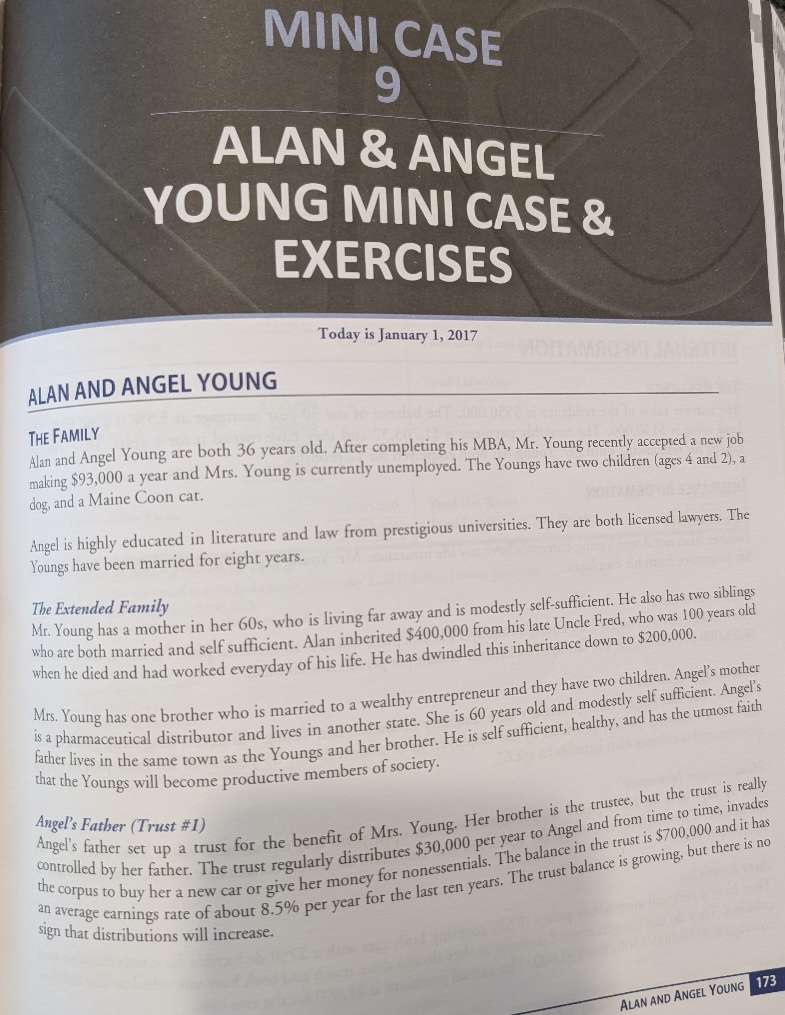 Need answers for this mini case for my finance