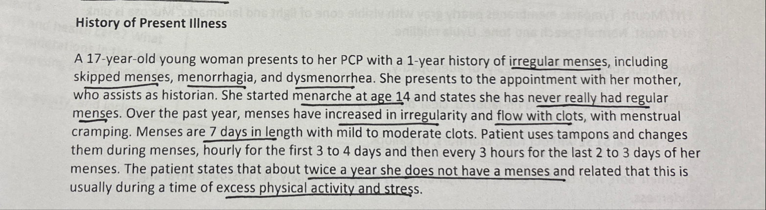 History of Present Illness A 1 7 - year - old