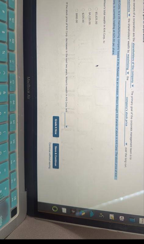 Krit e owners of a corporation are the