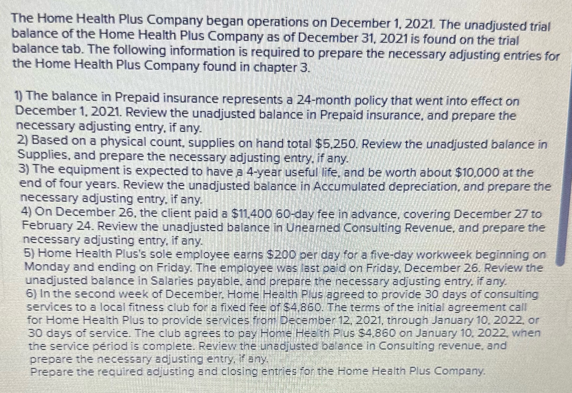 I just need a journal entry done for this The