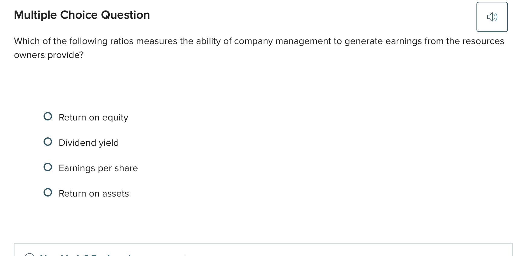 answer this Multiple Choice Question ) Which of