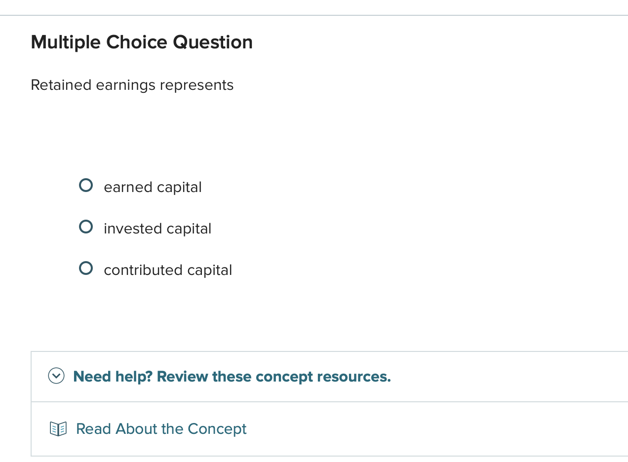 answer this Multiple Choice Question Retained