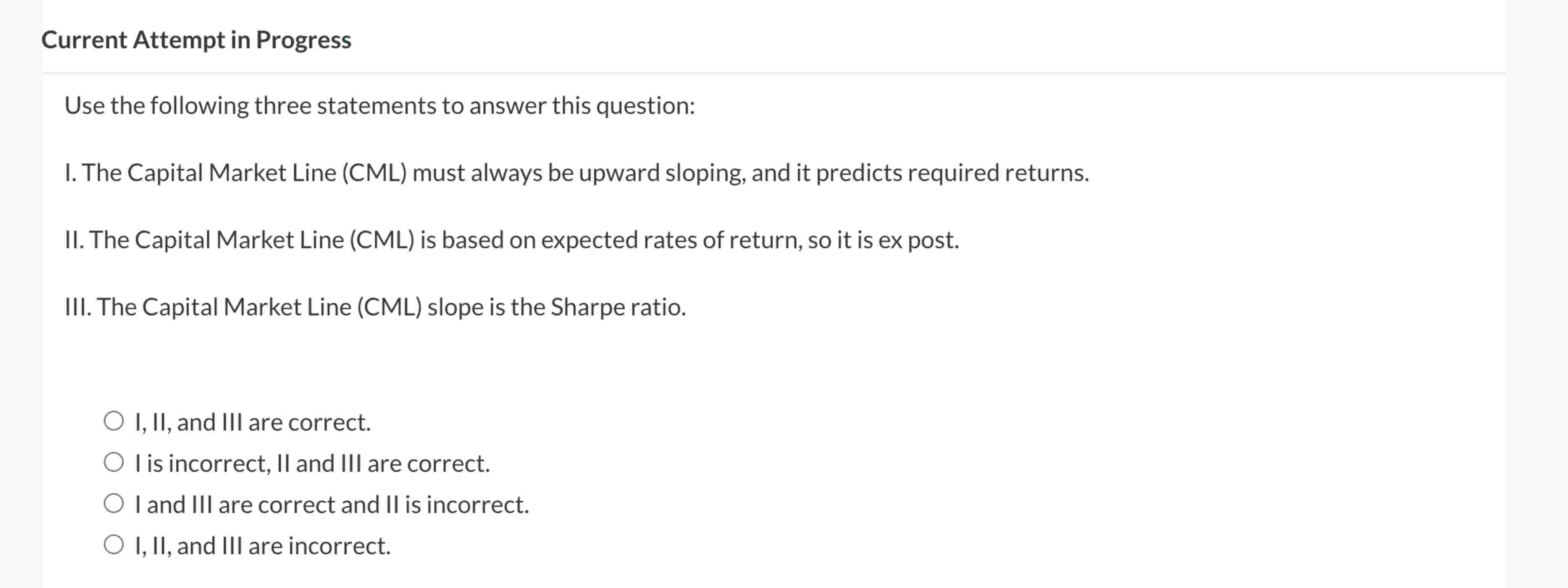 View Policies Current Attempt in Progress Use the
