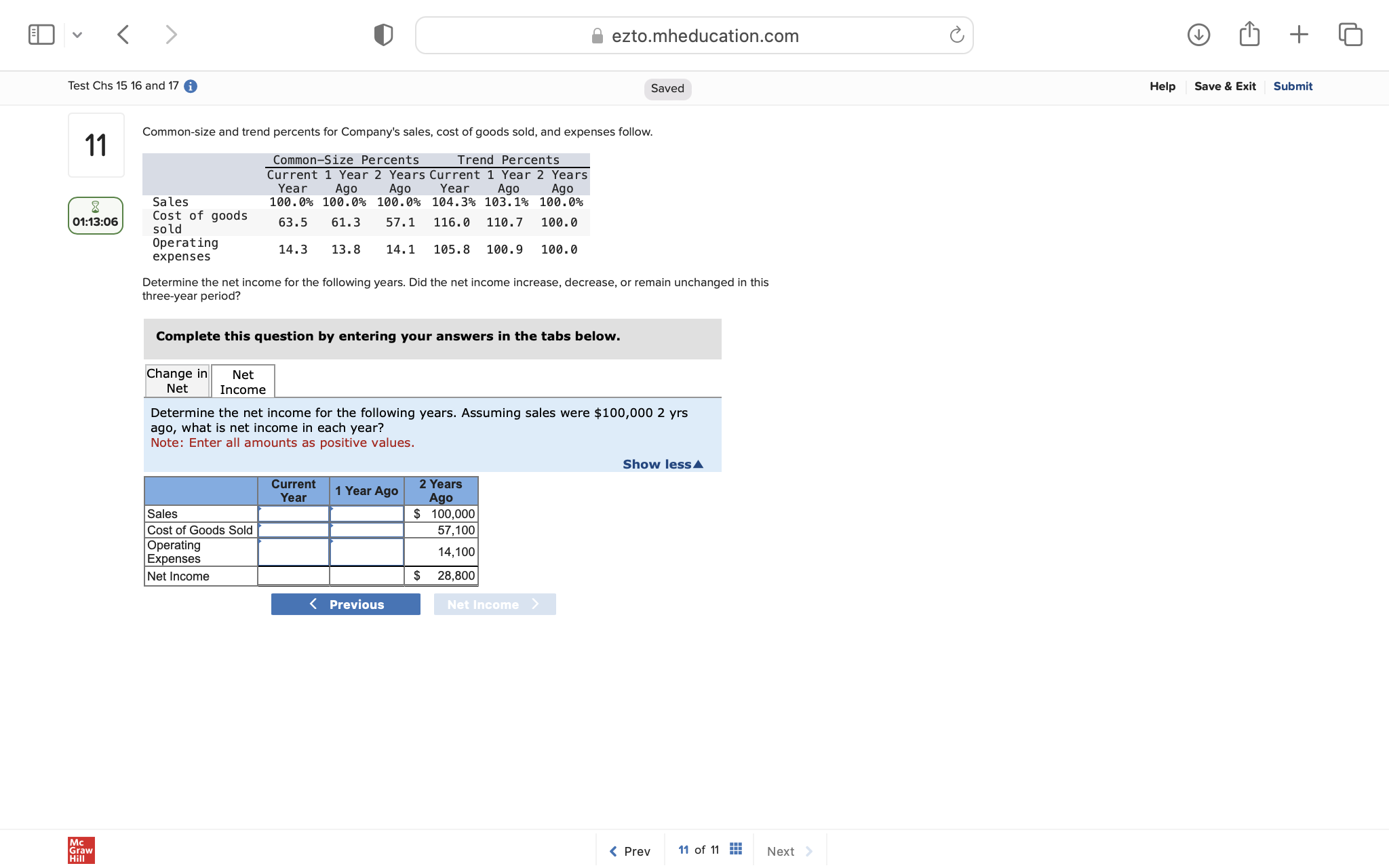 H\"\\y < 0 @ ezto.mheducation.com Test Chs 15 16
