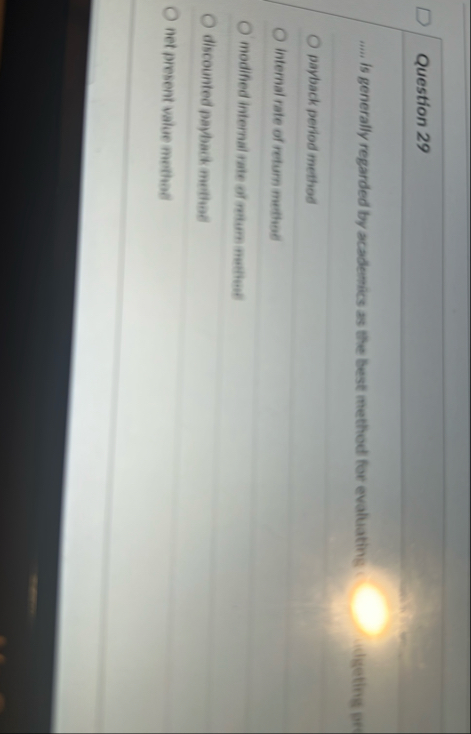 Question 2 9 . i . i . Is generally regarded by