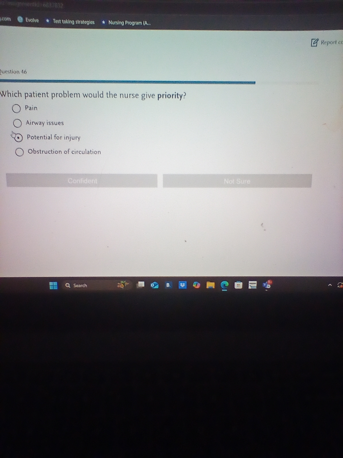 A .com @ Evolve * Test taking strategies *