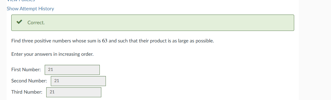 answer this Wee DW Show Attempt History |