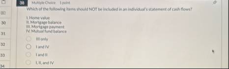 3 8 Multiple Choice 1 point Which of the