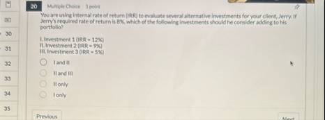 2 0 Multiple Choice 1 point You are using