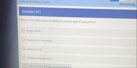 Endy - Arlens Pierre - Charles Remaining: