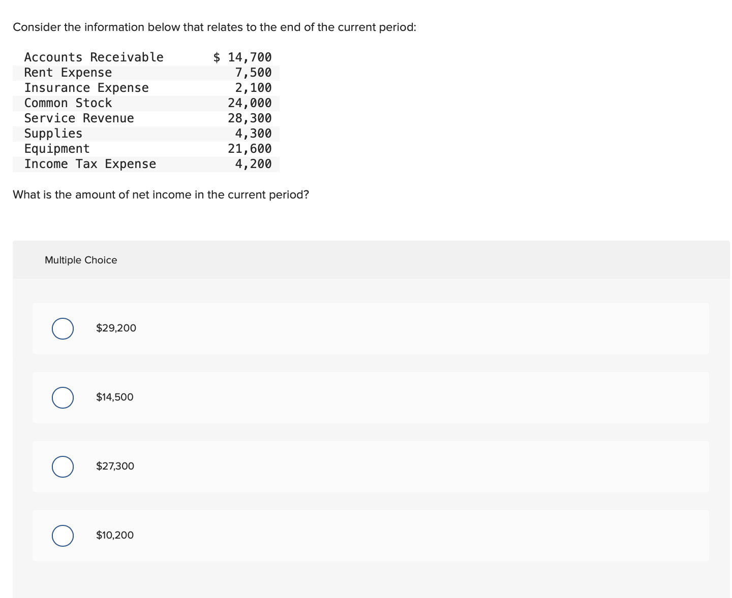 answer this Consider the information below that