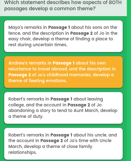 Which statement describes how aspects of BOTH