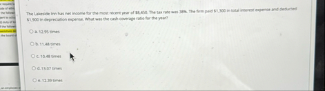 1 , 9 0 0 in depreciation expense. What was the